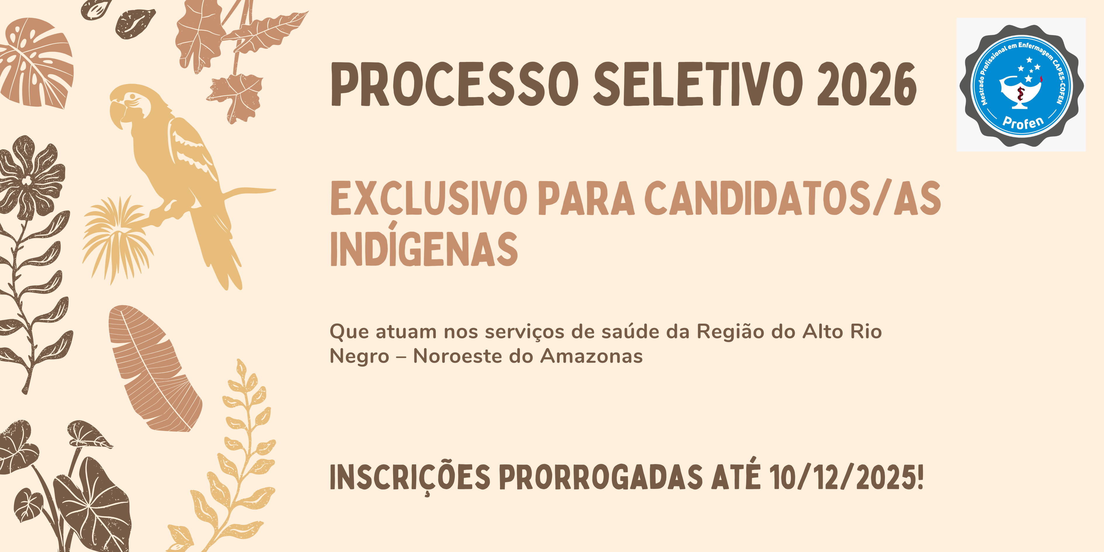 Processo Seletivo 2026 - Edital Indígena